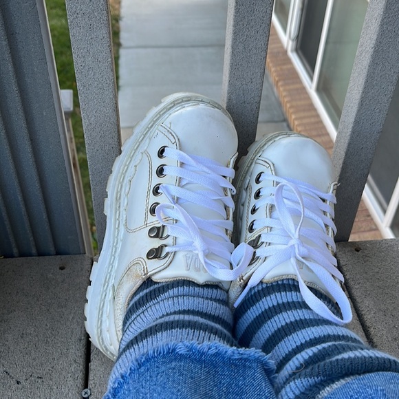 Soda Vintage’90 White Platform and Chunky Shoes Y2K - Picture 14 of 14